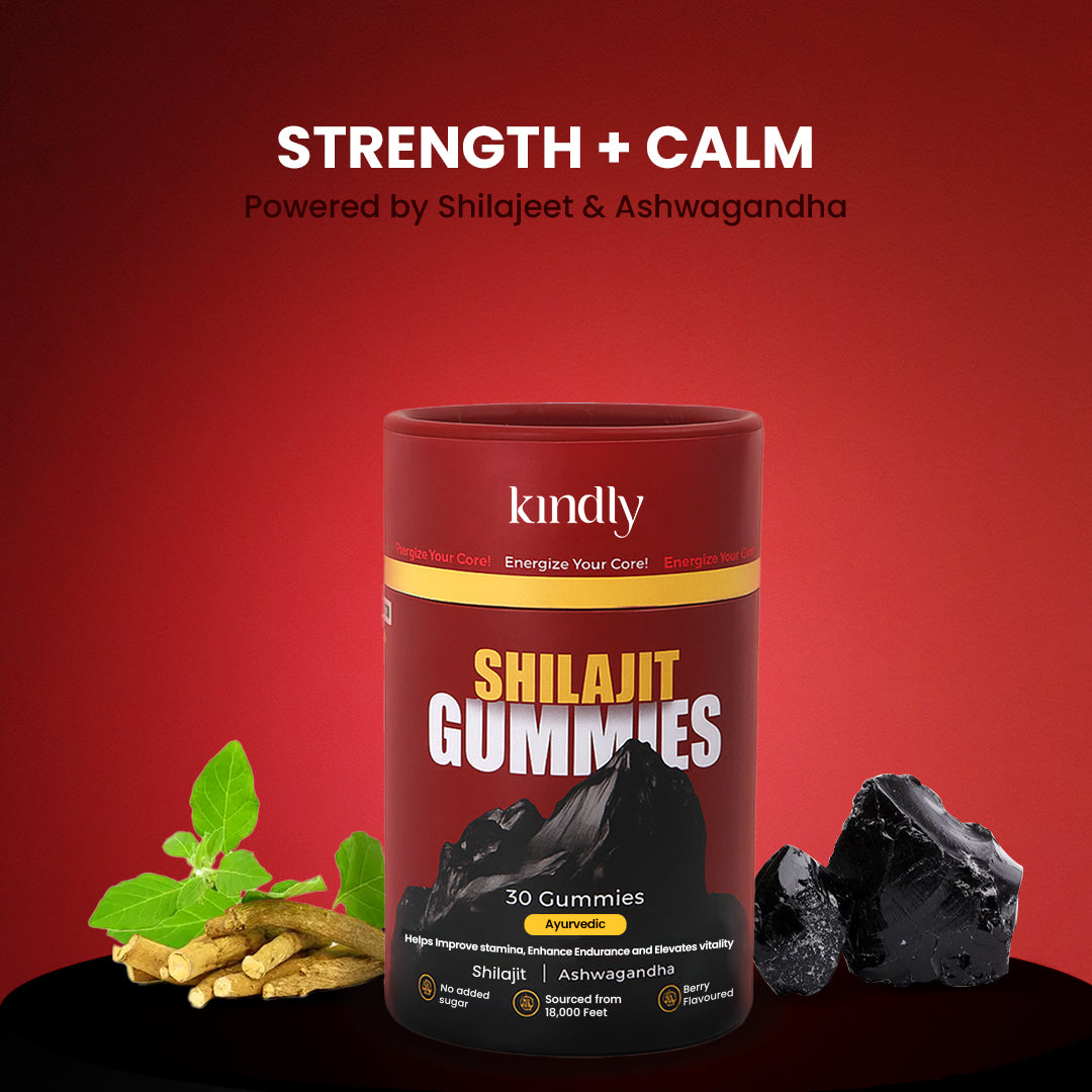 Kindly Performance Power Combo: Shilajit Gummies + Delay Gel for Him (Pack of 2)