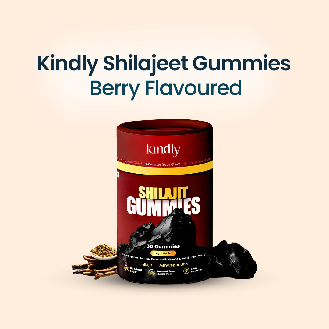 Kindly Shilajeet Gummies Berry Flavoured