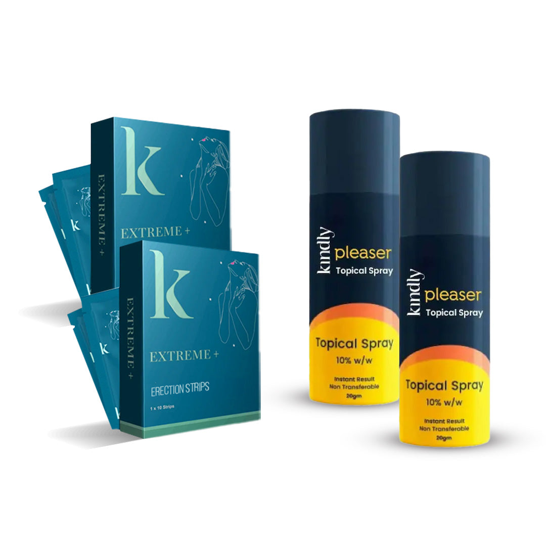 Dual Action Combo : Pleaser Spray & Extreme+ Strips