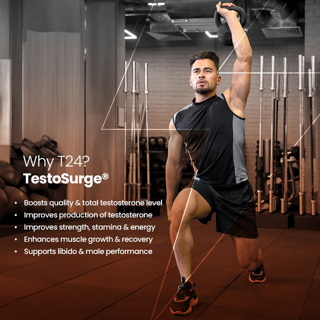 Kindly T24 - World’s Fastest & Natural Testosterone Booster with Patented TestoSurge®