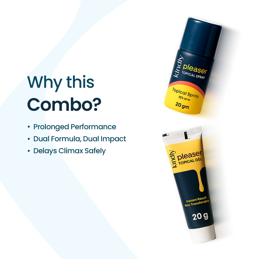Kindly Epic Pleasure Combo: Pleaser Topical Spray & Pleaser Topical Gel