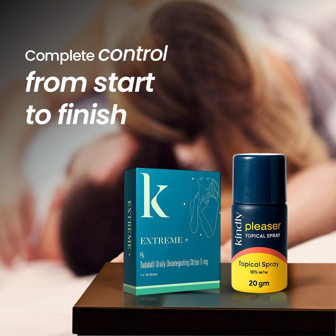 Kindly Dual Action Combo: Pleaser Topical Wipes & Extreme+ Strips