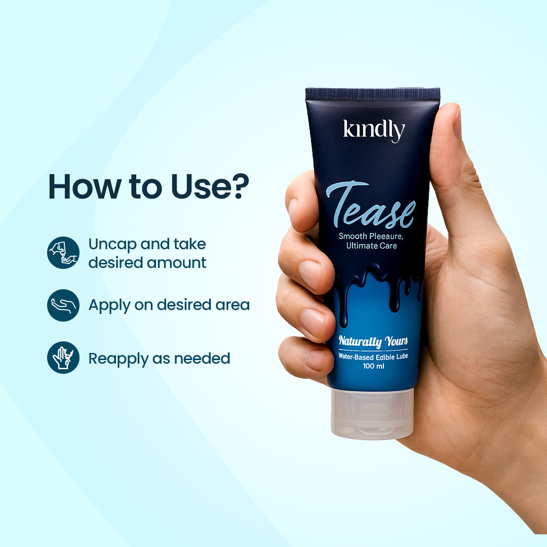 Kindly Endurance & Comfort Combo – Delay Gel with Water Based Natural Lubricant (Pack of 2)