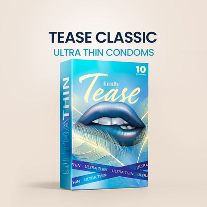 Tease Condoms- Classic Ultra Thin - Pack of 10