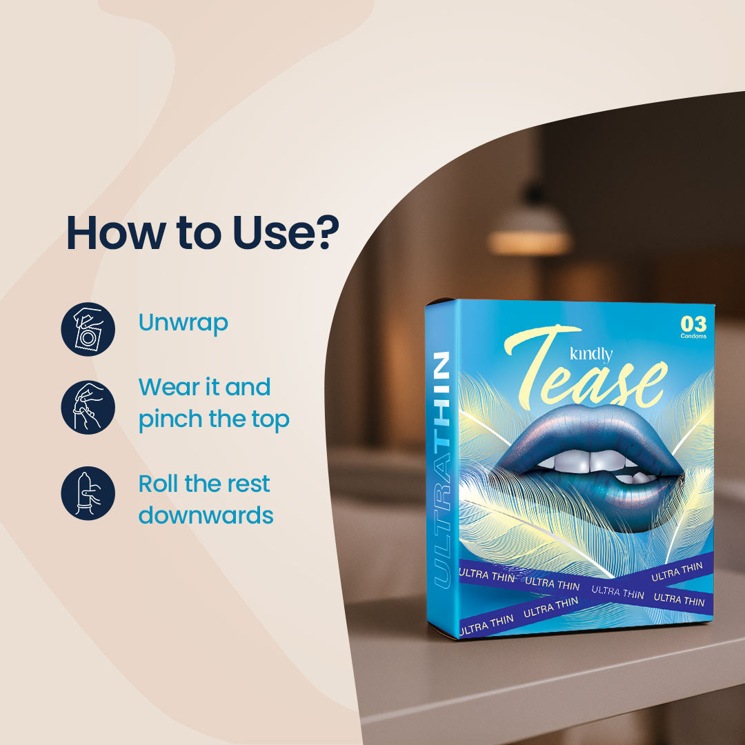 Tease Condoms- Classic Ultra Thin - Pack of 3