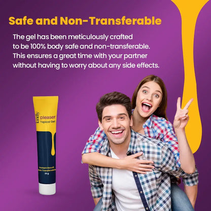 Last Longer Combo : Pleasure Topical Wipes and Gel