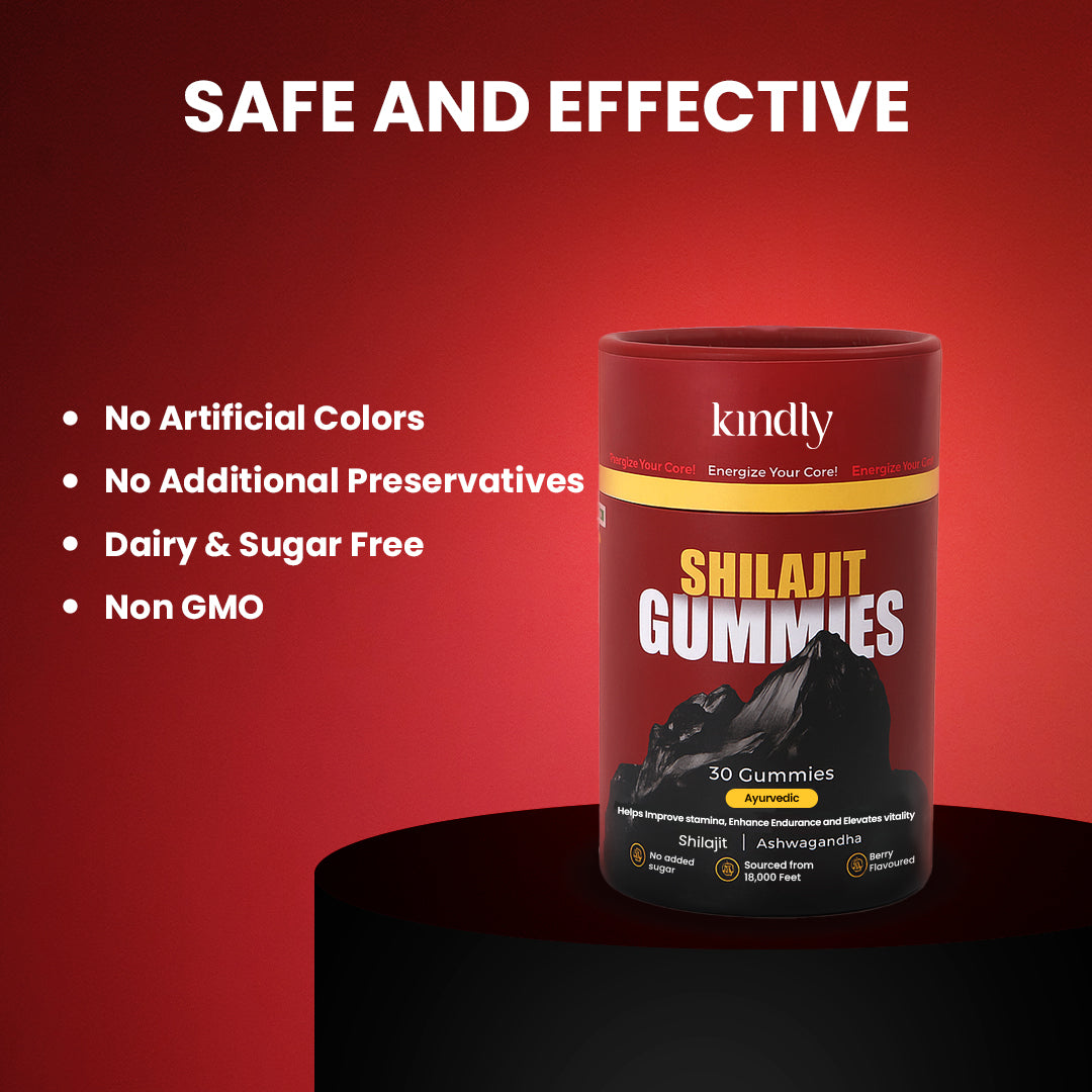 Kindly Performance Power Combo: Shilajit Gummies + Delay Gel for Him (Pack of 2)
