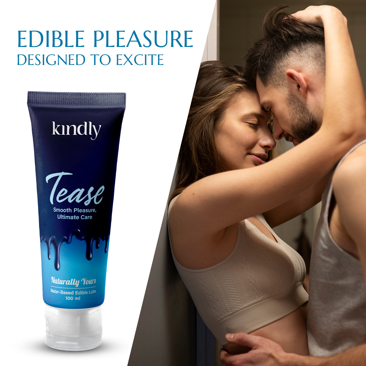 Tease Edible Water-based Lubricant- Natural Flavour