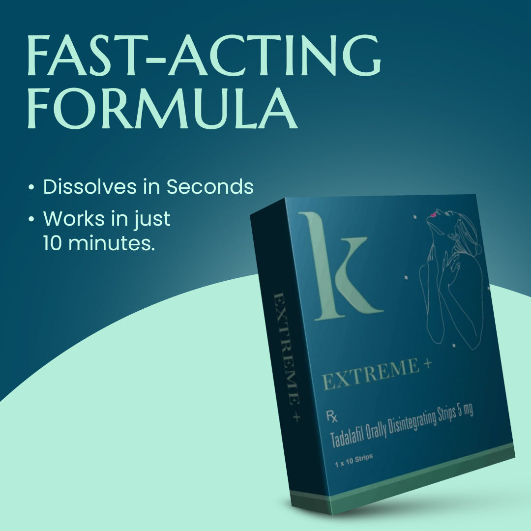 Extreme+ Tadalafil Strips - Works in 15 minutes