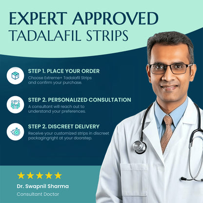 Extreme+ Tadalafil Strips - Works in 15 minutes