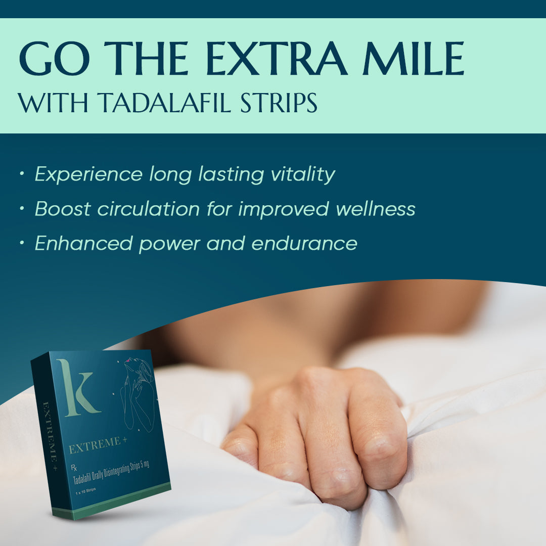 Extreme+ Tadalafil Strips - Works in 15 minutes