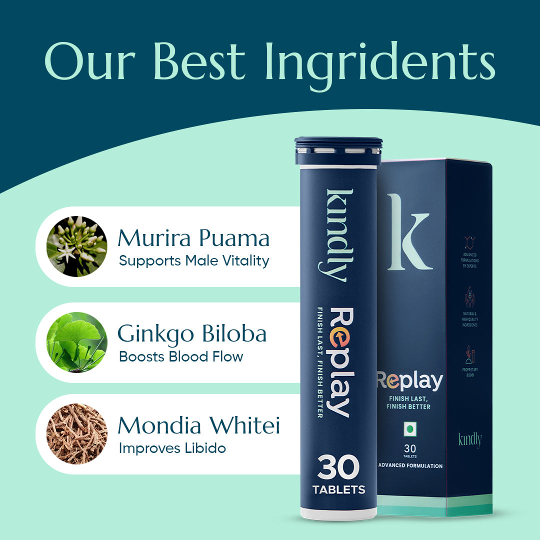 Replay : 100% Natural solution to extend your performance