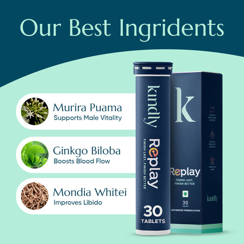 Replay : 100% Natural solution to extend your performance