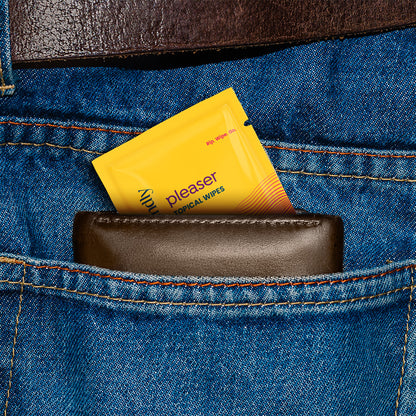 Kindly Intimate Essentials Combo – Tease Natural Flavoured Lube & Pleaser Delay Wipes