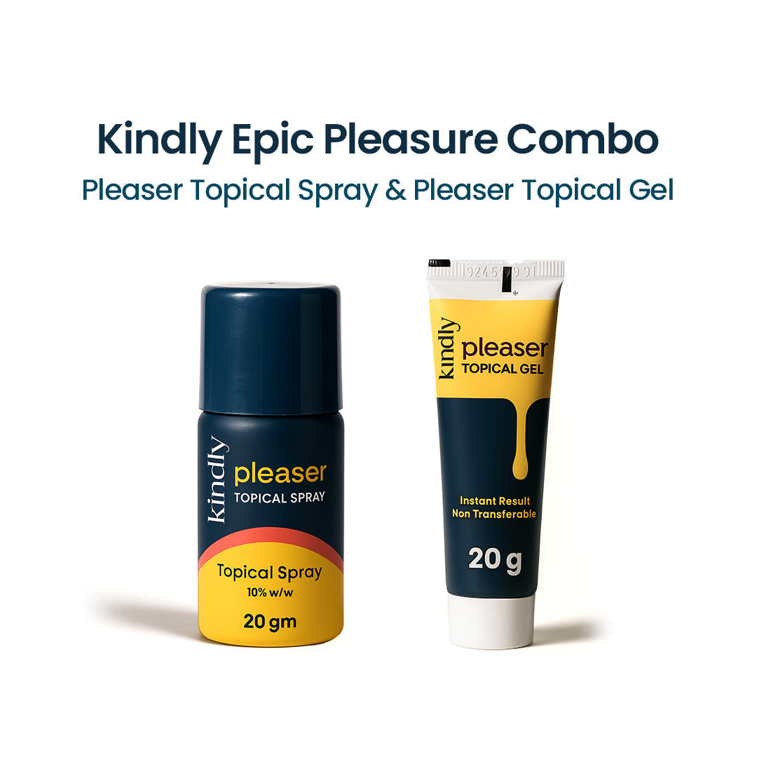Kindly Epic Pleasure Combo: Pleaser Topical Spray & Pleaser Topical Gel