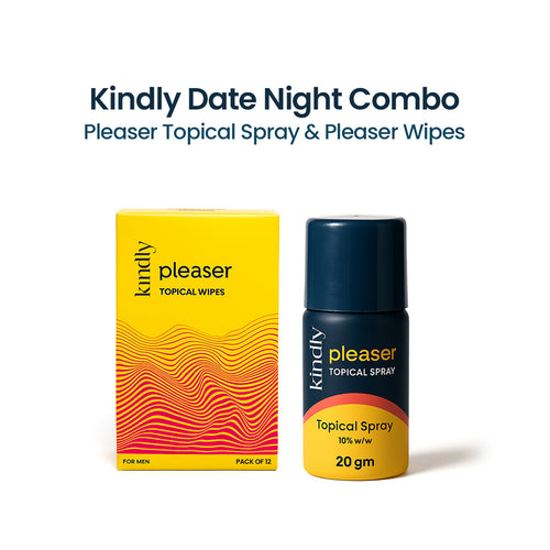 Kindly Date Night Combo: Pleaser Topical Wipes & Pleaser Topical Spray
