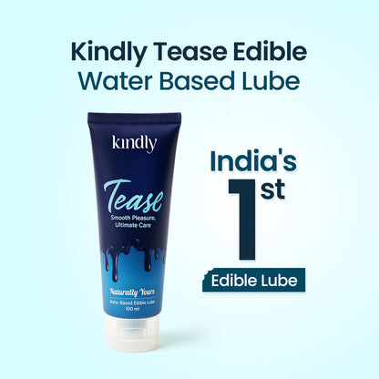 Kindly Tease Edible Water-Based Lubricant – Natural Flavour