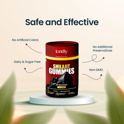 Kindly Shilajeet Gummies Berry Flavoured