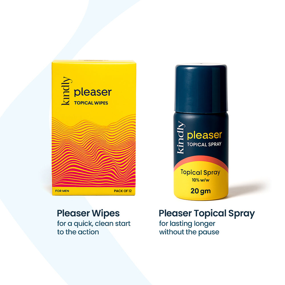 Kindly Date Night Combo: Pleaser Topical Wipes & Pleaser Topical Spray