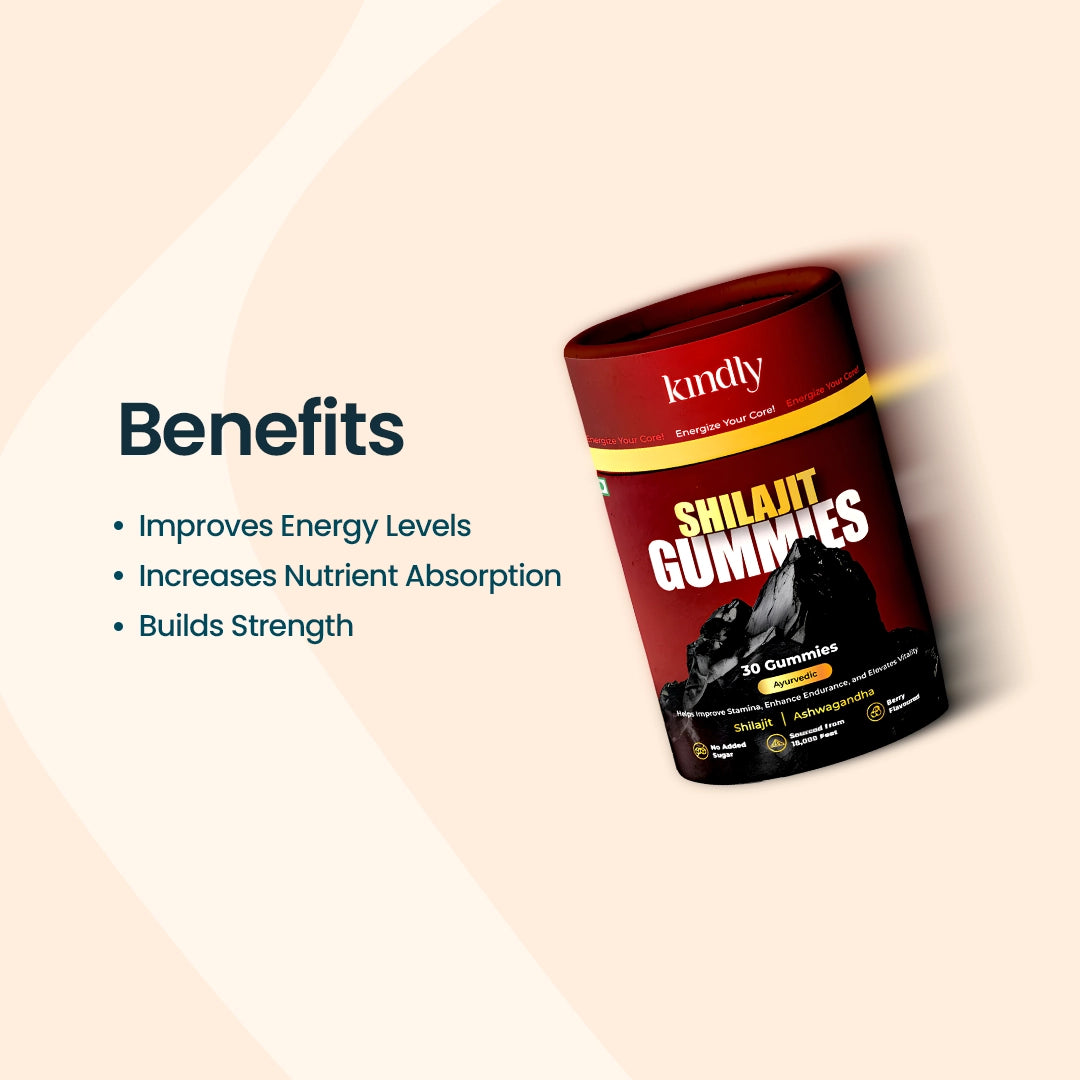 Kindly Shilajeet Gummies Berry Flavoured