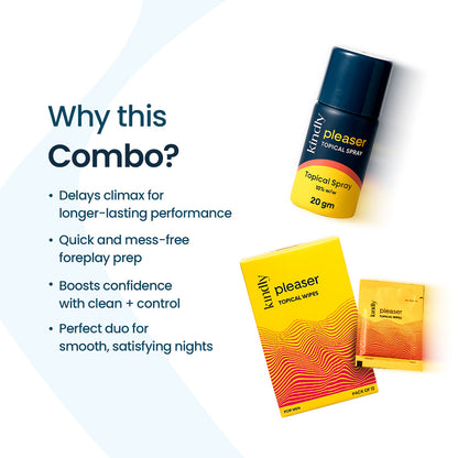 Kindly Date Night Combo: Pleaser Topical Wipes & Pleaser Topical Spray