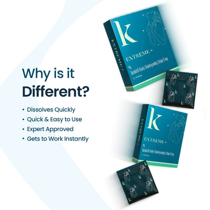 Extreme+ Tadalafil Strips - Works in 15 minutes