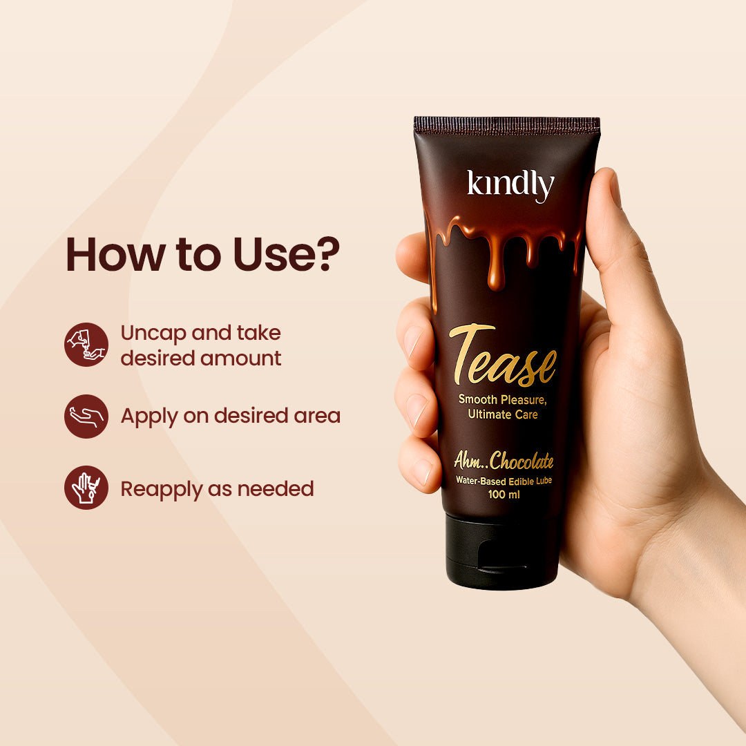 Kindly Tease Edible Lubricant - Chocolate Flavour