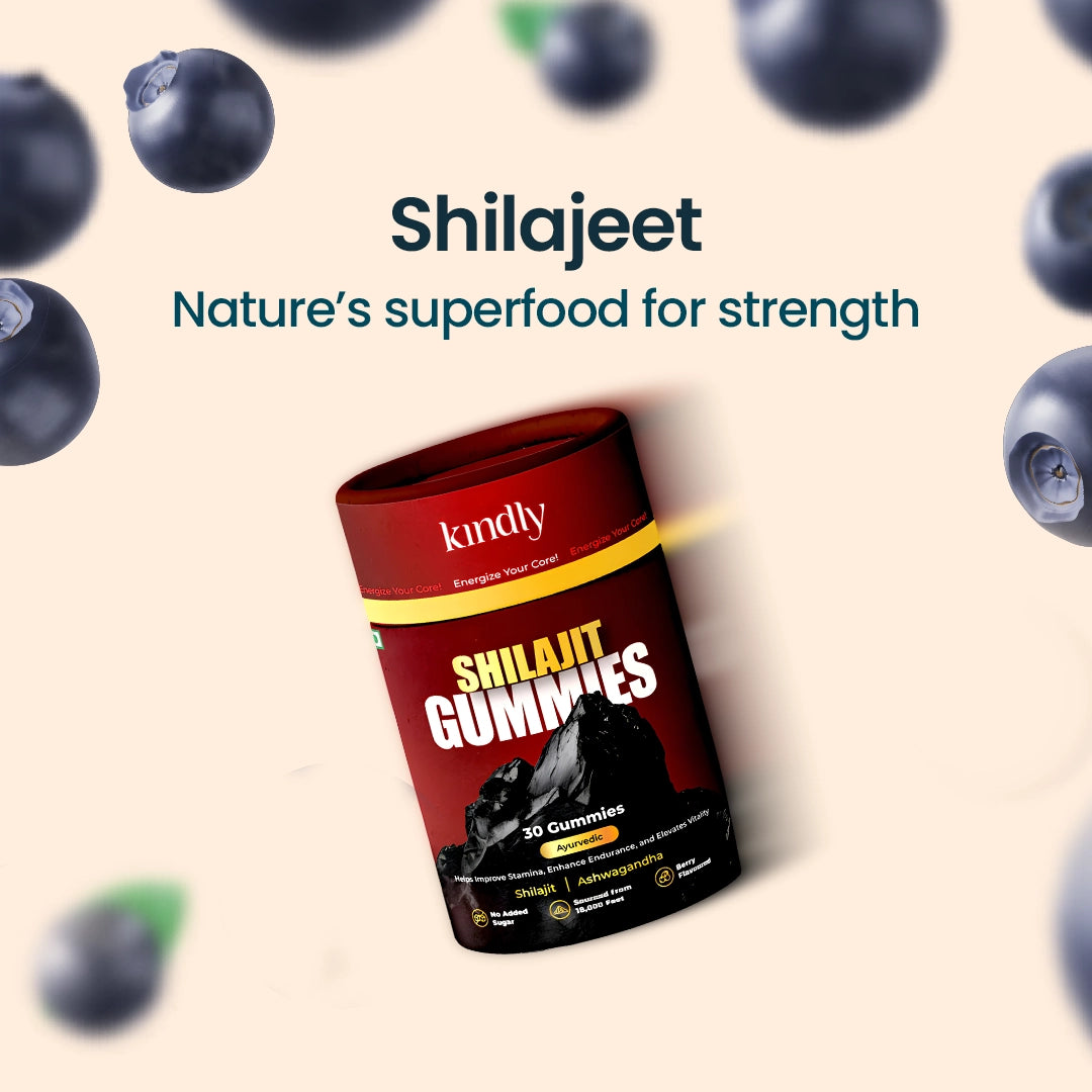Kindly Shilajeet Gummies Berry Flavoured