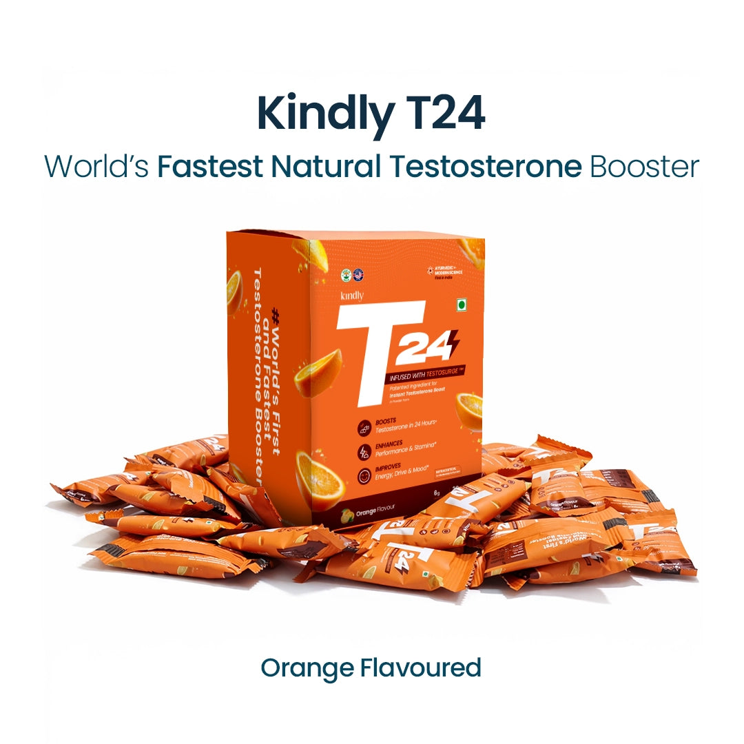 Kindly T24 - World’s Fastest & Natural Testosterone Booster with Patented TestoSurge®