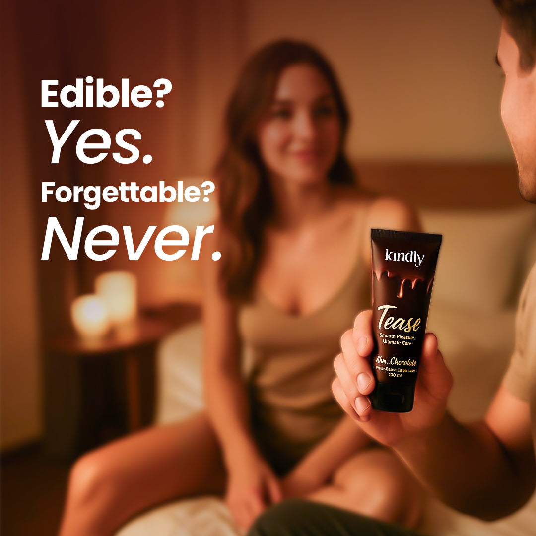 Kindly Endurance & Comfort Combo – Delay Gel with Water Based Chocolate Flavoured Lubricant ( Pack of 2)