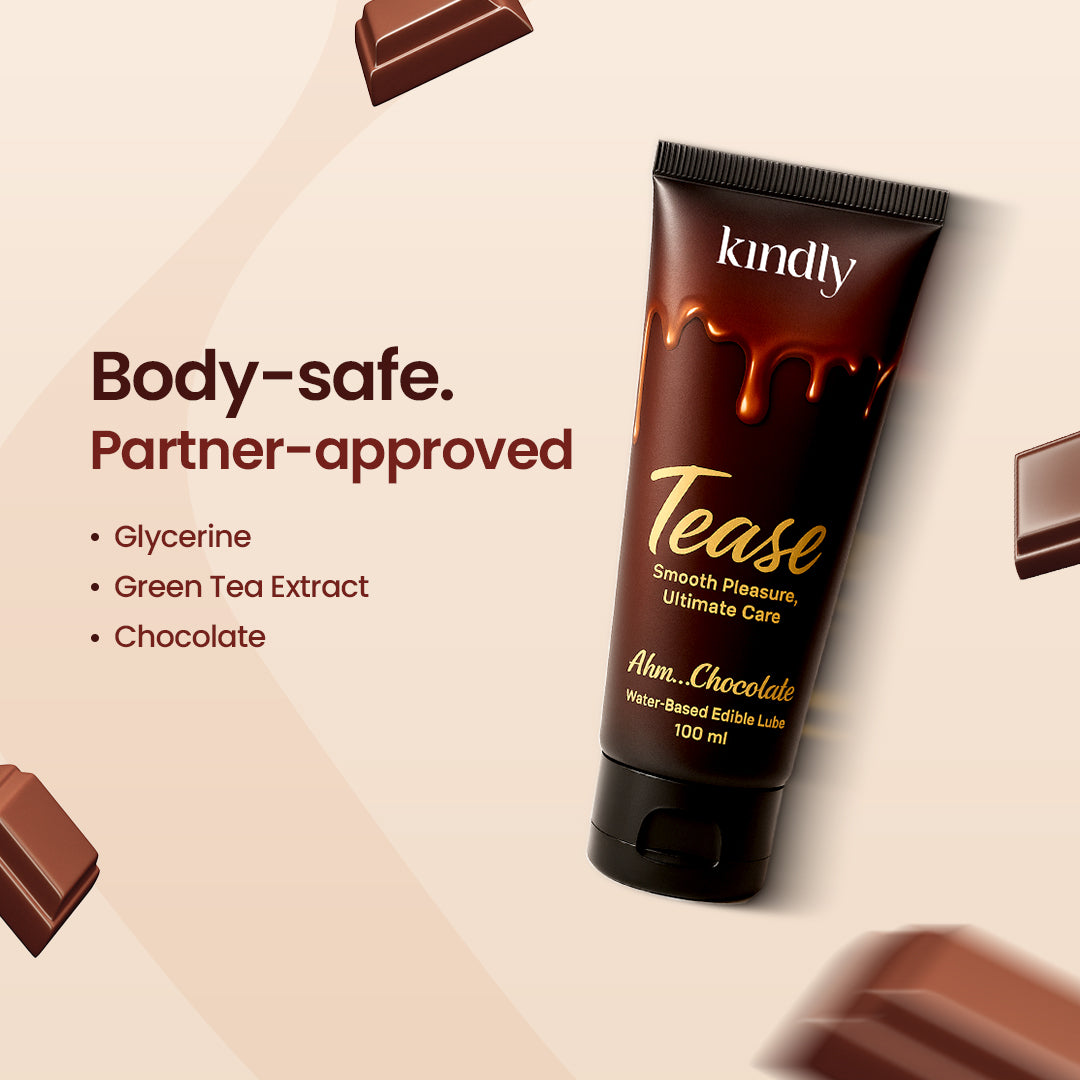 Kindly Endurance & Comfort Combo – Delay Gel with Water Based Chocolate Flavoured Lubricant ( Pack of 2)