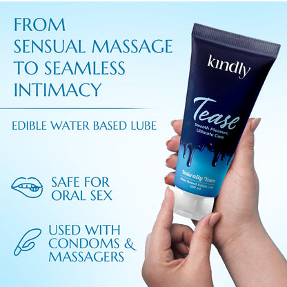 Tease Edible Water-based Lubricant- Natural Flavour