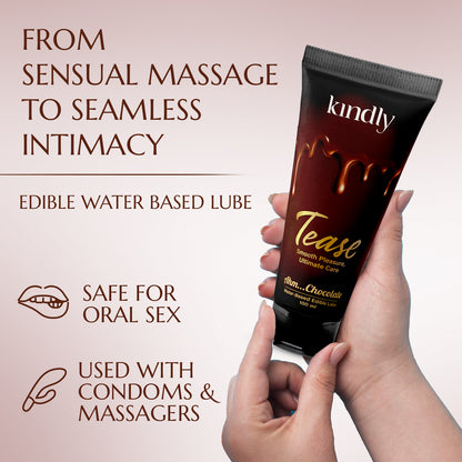 Tease Edible Water-based Lubricant- Chocolate Flavour
